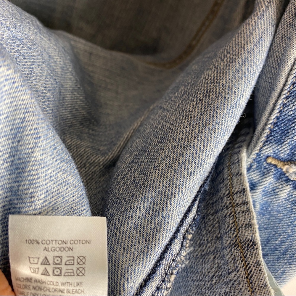 NEW Lucky Brand Oversized Trucker Denim Jacket L,M - Picture 12 of 15